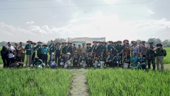 Tim Eropa Kunjungi Proyek Beras Rendah Karbon di Madiun