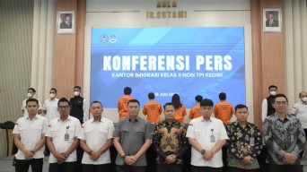Imigrasi Kediri Amankan WNA asal Jepang, Pakistan dan Yaman di Kampung Inggris