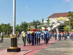 78 Anggota Paskibra Lamongan Digembleng Fisik dan Mental, Bakal Jalani Karantina