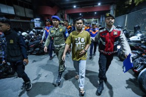 13 Jukir Liar di Jalan Tunjungan Digelandang ke Polrestabes Surabaya