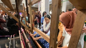 Wamendag Jembatani Perluasan Ekspor Tenun Ikat Bandar Kidul Kota Kediri