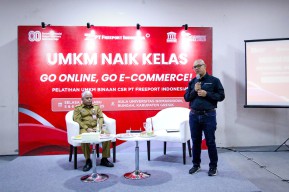 PT Freeport Indonesia Beri Pelatihan Digital 9 UMKM Binaan