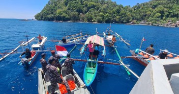 Guskamla Koarmada II Kibarkan Semangat Kemerdekaan di Laut Lembeh