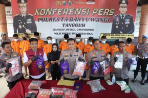 Polresta Banyuwangi Ungkap Narkoba Selama Agustus 2025, Sita 4,4 Kg Sabu dan Ekstasi