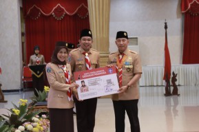Istri Bupati Jember Pimpin Pramuka, Ini Komitmennya
