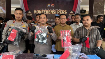 Polres Lumajang Amankan Pelaku Pencurian Meteran Air Milik Perumdam Tirta Mahameru