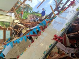 Tiga Ruang SDN di Tulungagung Rusak Parah Terkena Longsor