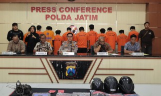 Jaringan Curanmor di 4 Kota Diungkap Polda Jatim, 12 Tersangka diamankan