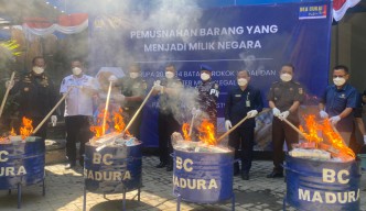 Bea Cukai Jatim Perkuat Satgas, Berantas Penyelundupan Demi Indonesia Emas 2045