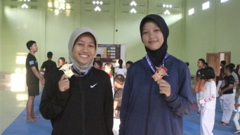 Srikandi Taekwondo Kabupaten Kediri Sabet Emas di Piala Wali Kota Surabaya