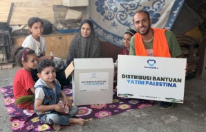 Ribuan Anak Yatim di Gaza Terancam Kelaparan, Teman Baik Salurkan Paket Makanan di Tengah Krisis
