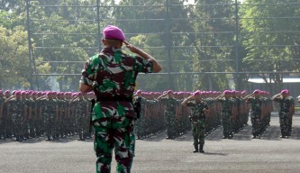Komandan Brigif 2 Marinir Pimpin Apel Khusus, Tingkatkan Semangat Keprajuritan