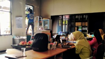 OPD Pemkab Kediri Berbagi Ruang Pasca Kerusuhan, Optimalkan Pelayanan