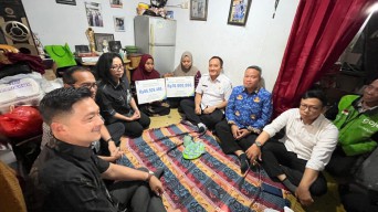 Secercah Harapan dalam Duka, Keluarga Ojol Surabaya Terima Santunan BPJS Ketenagakerjaan