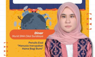 Manusia Hama Bumi, Esai Siswi Cikal Gugat Arogansi Manusia