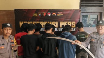 Tawuran Antar Gangster SSTB dan All Star di Kalilom Lor Surabaya, Polisi Amankan 9 Orang