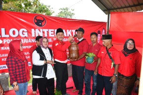 Peringati Hari Tani Nasional, PDIP Tulungagung Gelar Dialog Dengan Petani