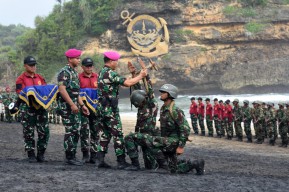 Kodikmar Tutup Dikko Marinir 176 di Malang Selatan