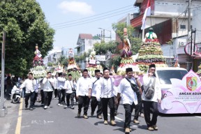 Festival Ancak Agung Jember Pecahkan Rekor MURI, Arak 449 Gunungan Hasil Bumi