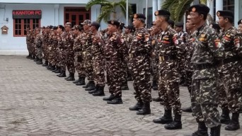 Banser Kediri Apel Siaga, Komitmen Jaga Marwah Pesantren dan Kiai