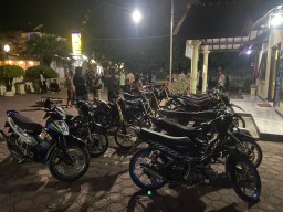 Hendak Balap Liar, Belasan Motor di Tulungagung diamankan