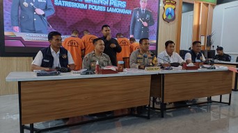 Komplotan Ganjal ATM Asal Lampung Dibekuk Polres Lamongan, Sasar Jatim-Jateng