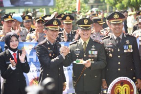 HUT ke-80, Mbak Vinanda Apresiasi Sinergi dan Dedikasi TNI untuk Kota Kediri
