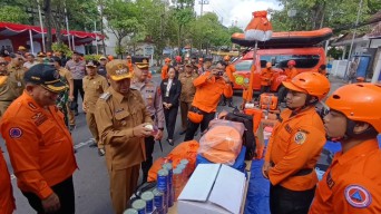 Waspada Bencana Hidrometeorologi, Pemkab Tulungagung Gelar Apel Kesiapsiagaan