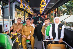 Bus Trans Jatim Koridor VII Lamongan-Paciran Resmi Mengaspal