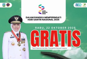 Hari Santri 2025, Gubernur Khofifah Gratiskan Bus Trans Jatim
