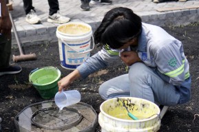 ITS Kembangkan Paving Porous, Solusi Banjir dan Ekonomi Desa