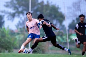 Persik Kediri Latihan Bersama Gresik United, Jaga Kondisi Fisik dan Ritme Permaian