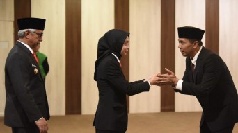 Dilantik Jadi Pj Sekda Kota Kediri, Ferry Djatmiko Siap Bantu Program Mbak Vinanda