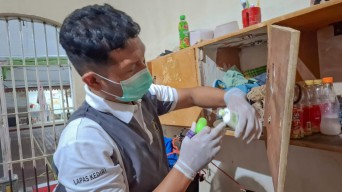 Lapas Kediri Razia Blok Hunian Warga Binaan, Ini Temuannya