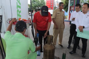 Polres dan Disperindag Lamongan Sidak SPBU, Ini Hasilnya