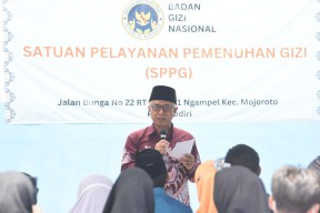 Resmikan SPPG Kota Kediri, Gus Qowim Ingatkan Soal Food Security dan Cita Rasa