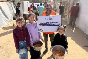 Makanan Hangat dari Indonesia Jadi Harapan Baru Pengungsi di Gaza Tengah