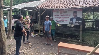 Serahkan Bantuan Sapi di Jember, Anggota DPRD Jatim Satib: Jangan Sampai Dijual