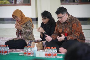 Mas Dhito Ajak Jajaran Doa Bersama untuk Kelancaran Rehab Gedung Pemkab Kediri
