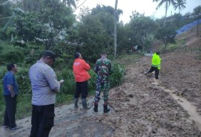 Longsor Tutup Akses Utama Tulungagung-Trenggalek Via Pagerwojo