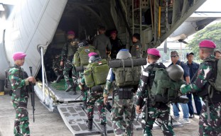 Prajurit Elite Brigif 2 Marinir Diterjunkan ke Sulawesi dan Maluku