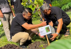 Hotel Santika Tandai Hari Pohon Sedunia dengan Penanaman di Surabaya