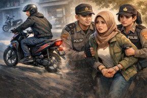 Pasutri di Lamongan Kompak Curi Motor, Suami Kabur Istri Diringkus Polisi