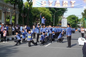 ASN Lamongan Turun Jalan Meriahkan HUT ke-54 Korpri