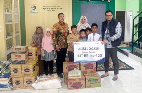 HUT ke-130, BRI Surabaya Salurkan Sembako Rp120 Juta ke 12 Panti Asuhan
