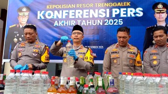 Kasus Kriminal Selama 2025 di Trenggalek Didominasi Kekerasan dan KDRT