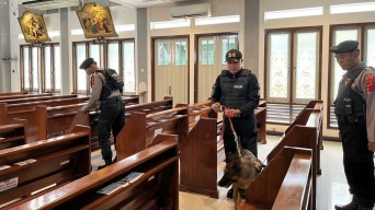 Polres Kediri Kota Sterilkan Gereja Jelang Misa Natal, Pastikan Ibadah Aman dan Khidmat