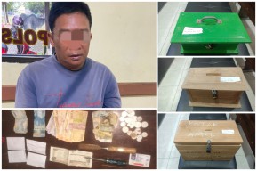 Bobol Kotak Amal, Pria Asal Kediri Ditangkap Warga Tulungagung