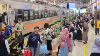 Tiket KA Nataru di Wilayah Daop 7 Madiun Telah Terjual 76 Persen