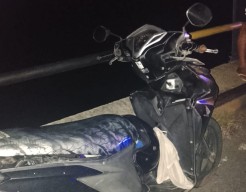 Heboh Motor Tak Bertuan di Atas Jembatan Bengawan Solo Lamongan